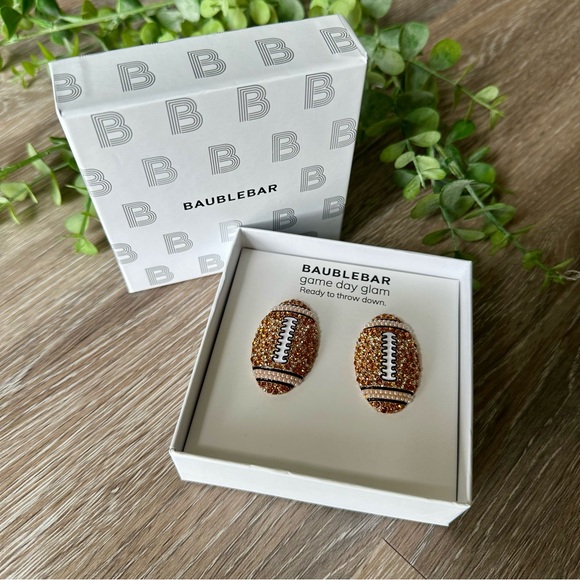 BaubleBar Jewelry - BaubleBar Game Day Football Gem Earrings